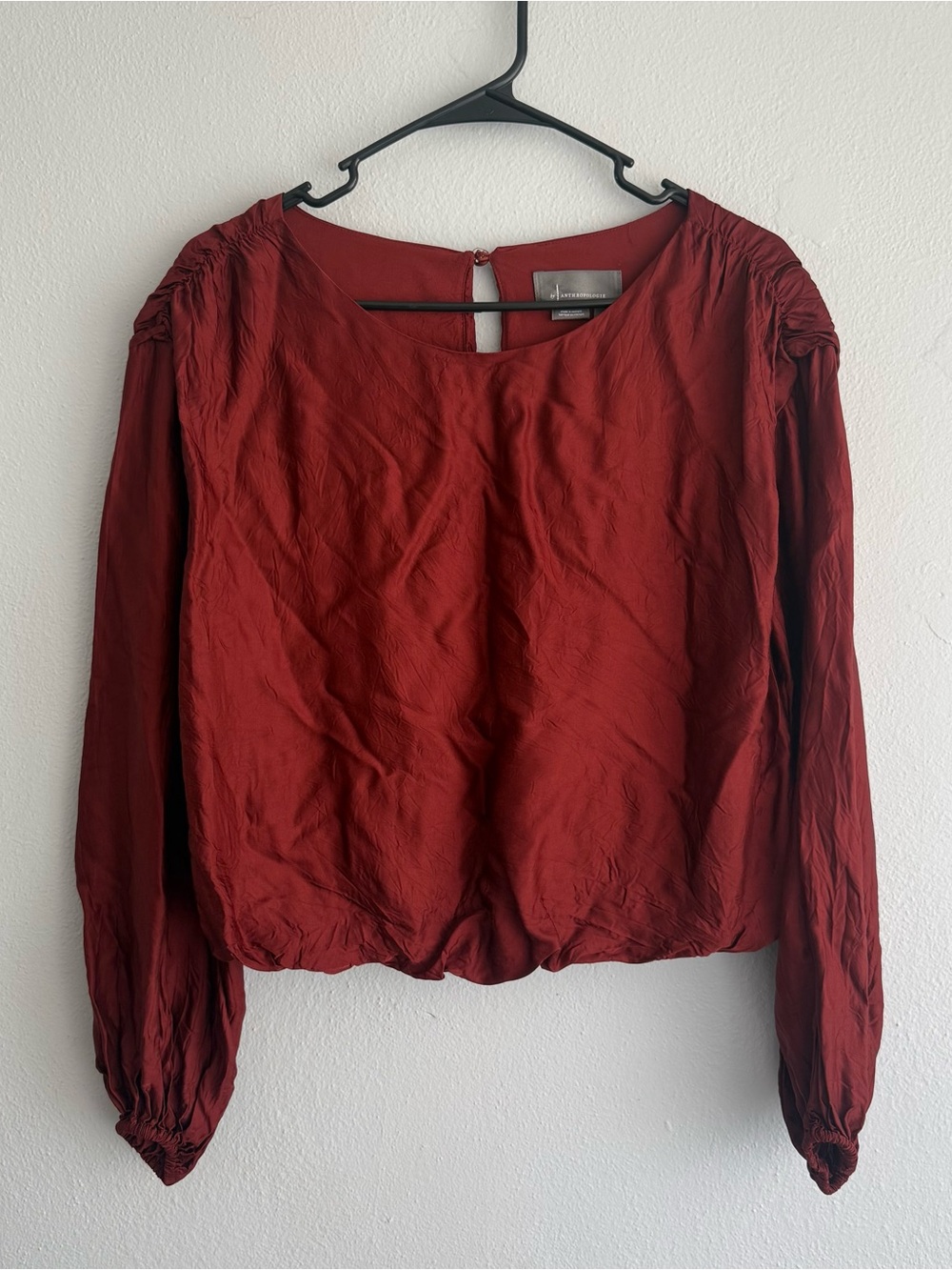 Anthropologie Lightweight Long-Sleeve Blouse - Size XS